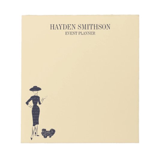 クラシックヴィンテージ50のファッションメモ帳 ノートパッド (正面)