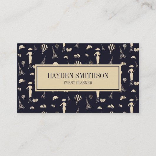 クラシックヴィンテージ50のファッション名刺 名刺 (正面)