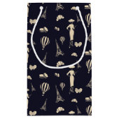 クラシックヴィンテージ50のファッション抱き枕 スモールペーパーバッグ (裏面)