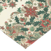 クラシックヴィンテージ/ビクトリアンクリスマステーブルランナー ロングテーブルランナー (コーナー)
