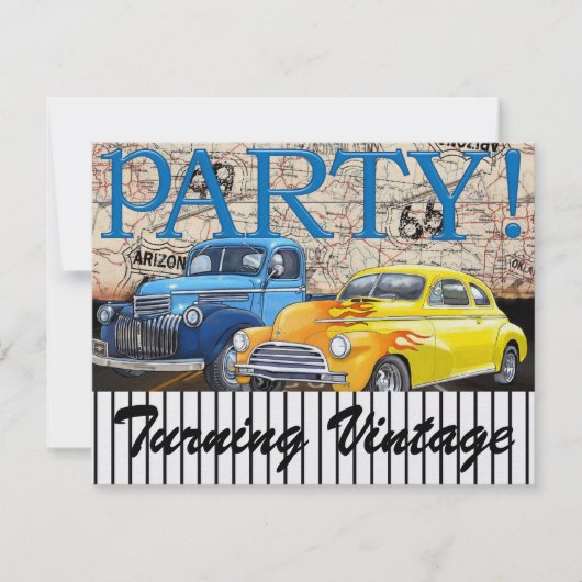 クラシックヴィンテージ – ルート66 - #3 - SRF 招待状 (正面)