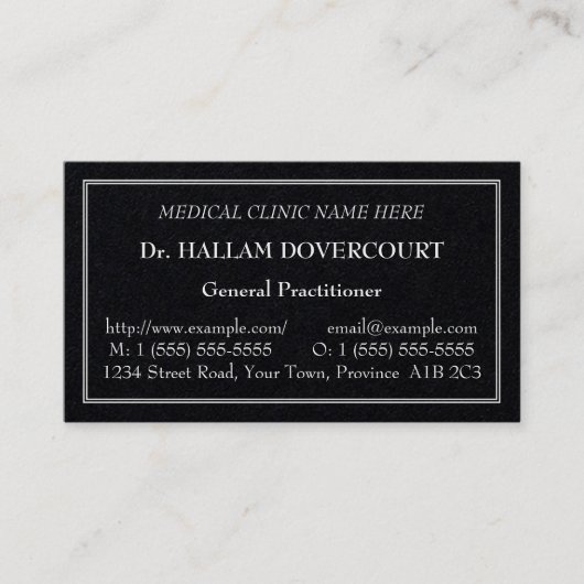 クラシックヴィンテージ・名刺 名刺 (正面)