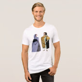 クラシック中世の王と女王 トライブレンドＴシャツ (正面全面)