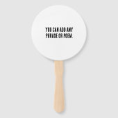 クラシック中国の書道 – 愛 – #001- ハンドファン (裏面)