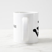 クラシック中国の書道 – 雨 – #001- ジャンボコーヒーマグカップ (裏面)