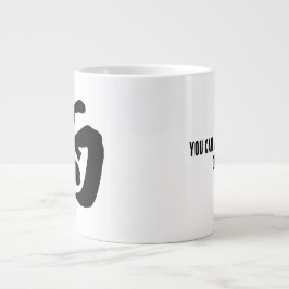 クラシック中国の書道 – 雨 – #001- ジャンボコーヒーマグカップ