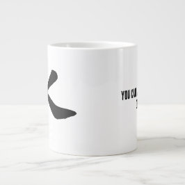 クラシック中国の書 – 水 – #001- ジャンボコーヒーマグカップ