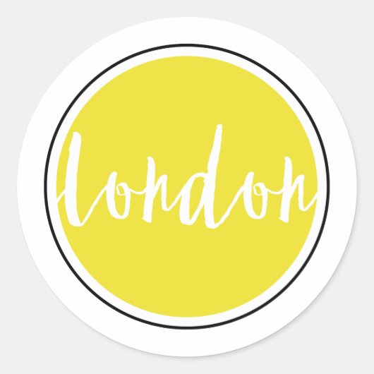 クラシック丸シール、マット ラウンドシール (正面)