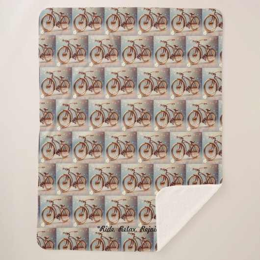 「クラシック乗り物」 シェルパブランケット (正面)