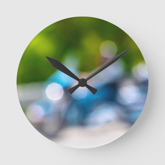 クラシック乗り ラウンド壁時計 (正面)