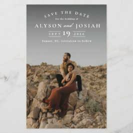 クラシック予算フォトウェディング日付の保存