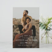 クラシック予算フォトウェディング日付の保存 (スタンド正面)