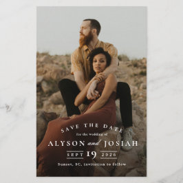 クラシック予算フォトウェディング日付の保存