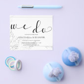 クラシック予算結婚式招待状。 チラシ (シングル)