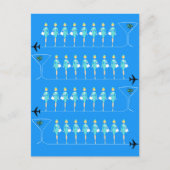 クラシック付き添い人はがき ポストカード (正面)