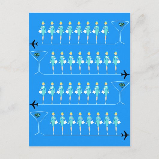 クラシック付き添い人はがき ポストカード (正面)