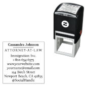 クラシック会社企業の法住所 セルフインキングスタンプ (インサイチュ)