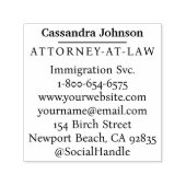 クラシック会社企業の法住所 セルフインキングスタンプ (デザイン)