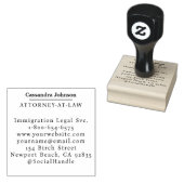 クラシック会社企業の法住所 ラバースタンプ (押印)