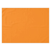 クラシック伝統的パンプキンオレン無地のジカラー テーブルクロス (正面(横))