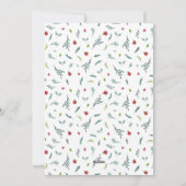 クラシック伝統的家族エレガントクリスマスH シーズンカード (裏面)