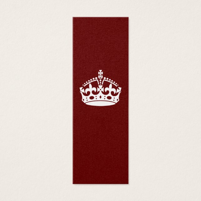 クラシック保Calm Crown on Burgundy Red (正面)