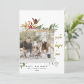 クラシック信仰希望ラブ2写真クリスマス シーズンカード (スタンド正面)