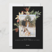 クラシック信仰希望ラブ2写真クリスマス シーズンカード (裏面)