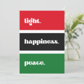 クラシック光ハピネスピースクワンザ シーズンカード (スタンド正面)