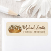 クラシック全小麦ディナー転がベーカーベーカリーシェフ ラベル (インサイチュ)