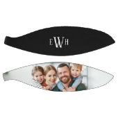 クラシック写真とモノグラム バスケットボール (パネル)