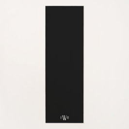 クラシック写真とモノグラム ヨガマット