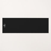 クラシック写真とモノグラム ヨガマット (正面(横))