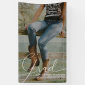 クラシック写真モダン卒業クール会 横断幕 (縦)