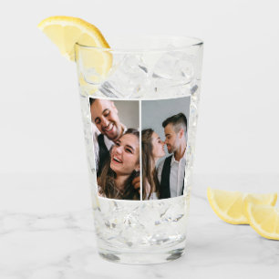クラシック写真前面と背面の2つ タンブラーグラス