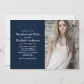 クラシック写真卒業 招待状 (正面)