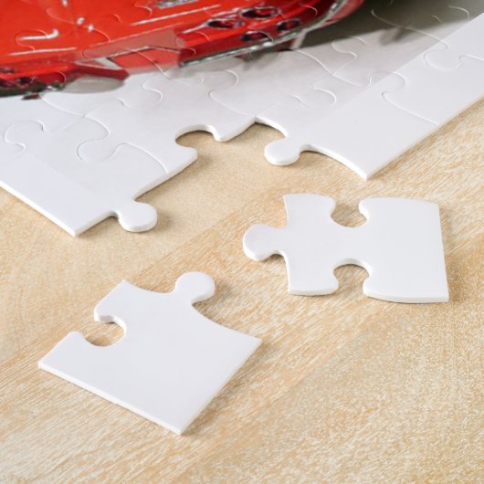 クラシック分割窓レッドコルベット ジグソーパズル (側面)