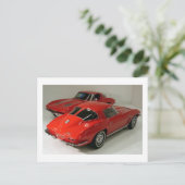 クラシック分割窓車 ポストカード (スタンド正面)