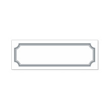 クラシック刻み付き縁どラ空白のベル・スタンプ