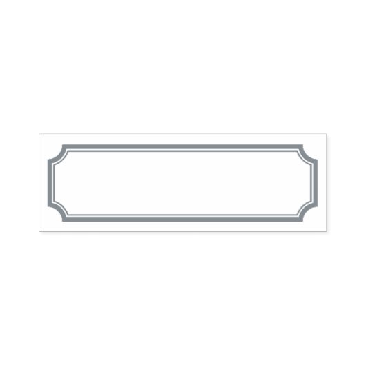 クラシック刻み付き縁どラ空白のベル・スタンプ セルフインキングスタンプ (デザイン)