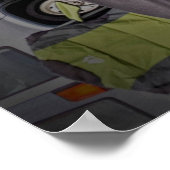 クラシック勝利TR6スポーツカー ポスター (角)