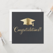 クラシック卒業エレガントカード カード (正面/裏面インサイチュ)