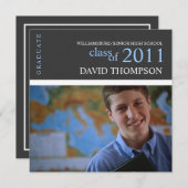 クラシック卒業パーティ招待状発表 招待状 (正面/裏面)