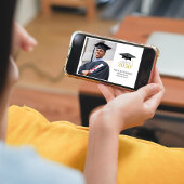 クラシック卒業写真クラステンプレート 招待状