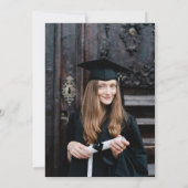 クラシック卒業招待状 招待状 (裏面)