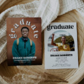 クラシック卒業発表とパーティー招待状 招待状