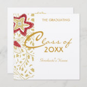 クラシック卒業 招待状 (正面/裏面)