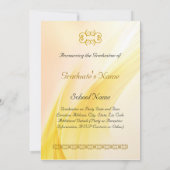 クラシック卒業 招待状 (裏面)