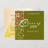 クラシック卒業 招待状 (正面/裏面)