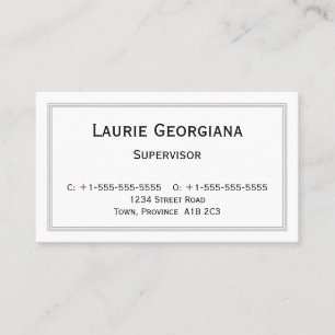 クラシック及びヴィンテージの専門の名刺 名刺